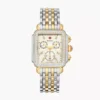 Deco Two-Tone Diamond Watch