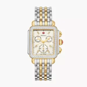 Deco Two-Tone Diamond Watch