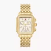 Deco Gold-Plated Diamond Watch