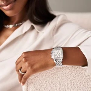 Deco Stainless Diamond Watch