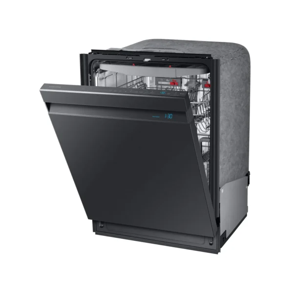 Smart Linear Wash 39dBA Dishwasher in Black Stainless Steel