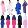 Luxury Egyptian Cotton Bath Robe - Soft Velour Terry Gown