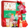 Bath and Body Christmas Gift Set - 12-Piece Multi-Scented Advent Calendar for Women