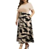 FOLUNSI Plus Size Casual Maxi Dress with Pockets