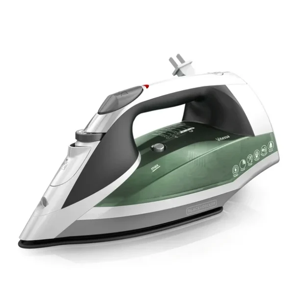 Hamilton Beach Full-Size Nonstick Iron, Black Model #14289 – Effortless & Durable Ironing