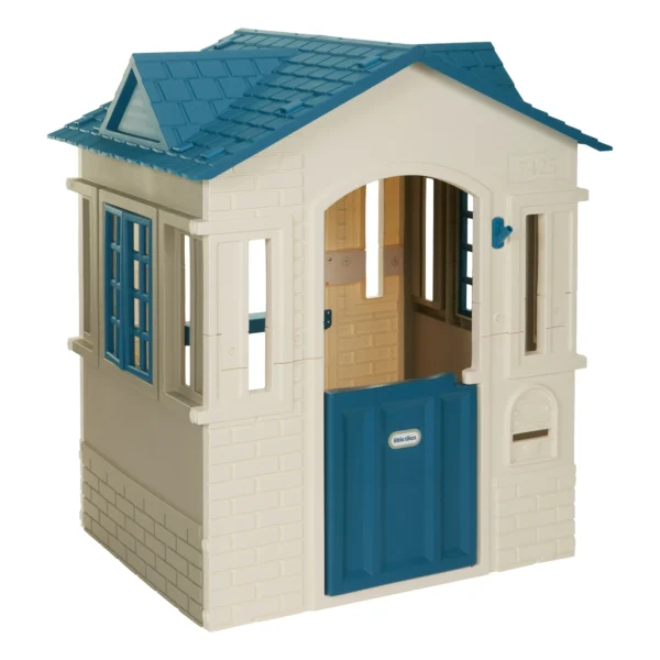 Little Tikes Cape Cottage Playhouse with Working Door, Blue – For Toddlers 2+