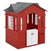 Little Tikes Cape Cottage House, Red – With Working Door & Window Shutters for Kids 2-6 Years