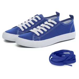 Skylar Canvas Sneakers for Women - Cobalt, Size 8