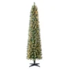 7 ft Pre-Lit Shelton Cashmere Pencil Fir Artificial Christmas Tree