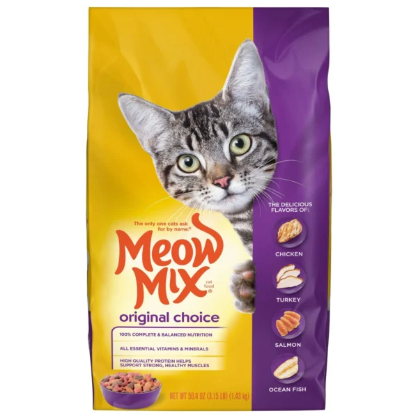 Meow Mix Original Choice Dry Cat Food - 3.15 lb Bag