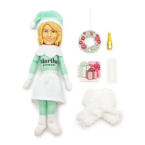 Martha Stewart Christmas Green Plush Figurine - 10.5"