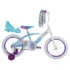 Huffy Disney Frozen Bike, 16" Wheels, Ages 4+, Doll Seat, Training Wheels