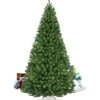 HONGGE 7.5 ft Premium Spruce Artificial Christmas Tree with Metal Stand