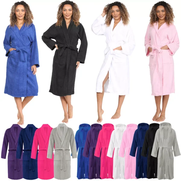 Unisex Egyptian Cotton Bath Robe