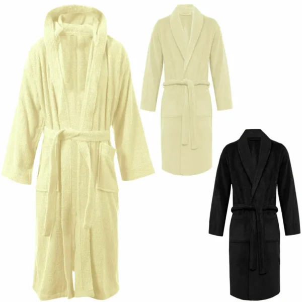 Unisex Egyptian Cotton Terry Bath Robe