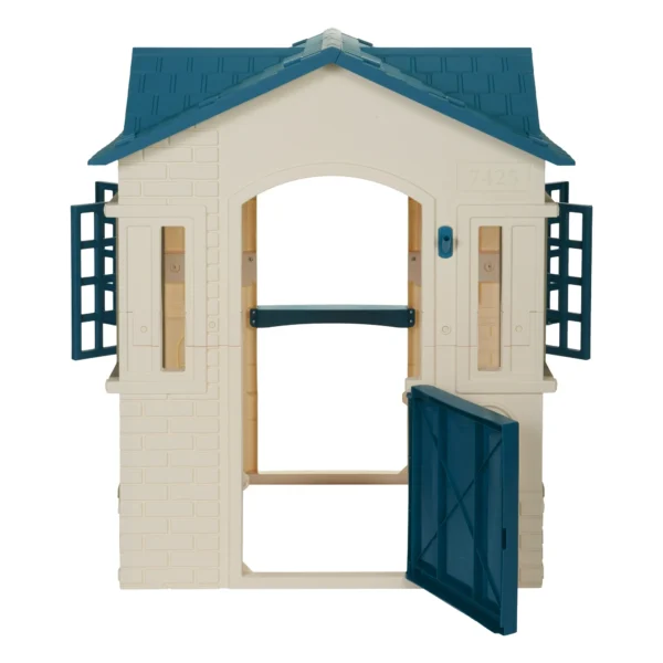 Little Tikes Cape Cottage Playhouse with Working Door, Blue – For Toddlers 2+