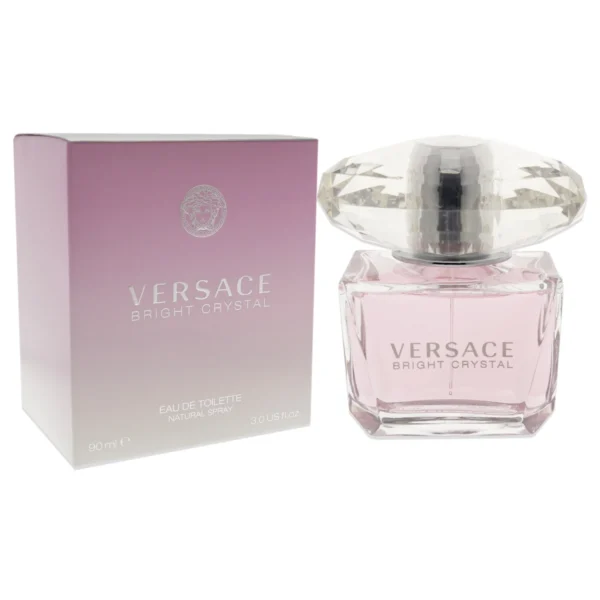 Versace Bright Crystal Eau de Toilette - Women's Perfume, 3 oz
