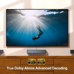 ULTIMEA Poseidon M4T 5.1 Dolby Atmos Sound Bar – 410W Peak Power, Bluetooth Surround Sound System