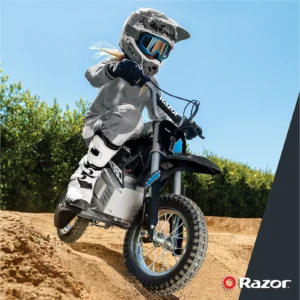 Razor Dirt Rocket MX350 Electric Bike - Black, 24V with Decals