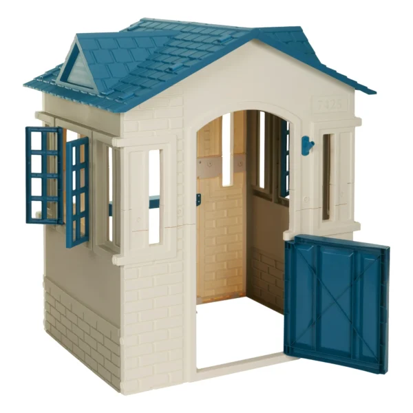 Little Tikes Cape Cottage Playhouse with Working Door, Blue – For Toddlers 2+