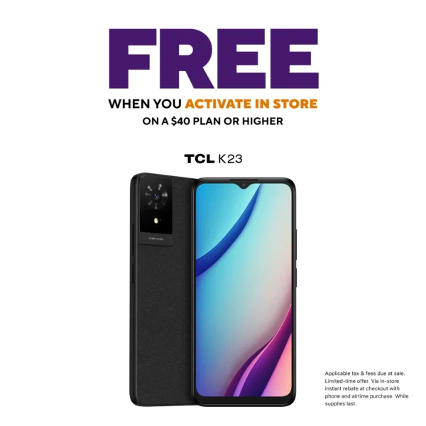 Metro by T-Mobile TCL K23 Prepaid Smartphone – Affordable & Reliable