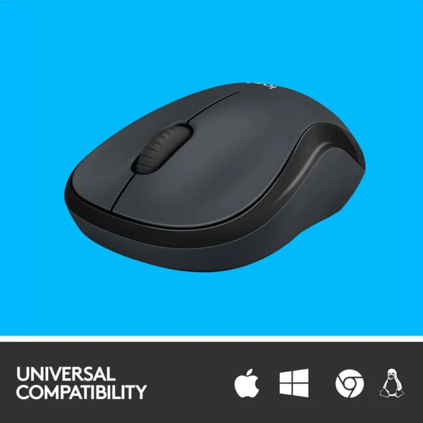 Logitech Silent Wireless Mouse – Quiet Precision in Black