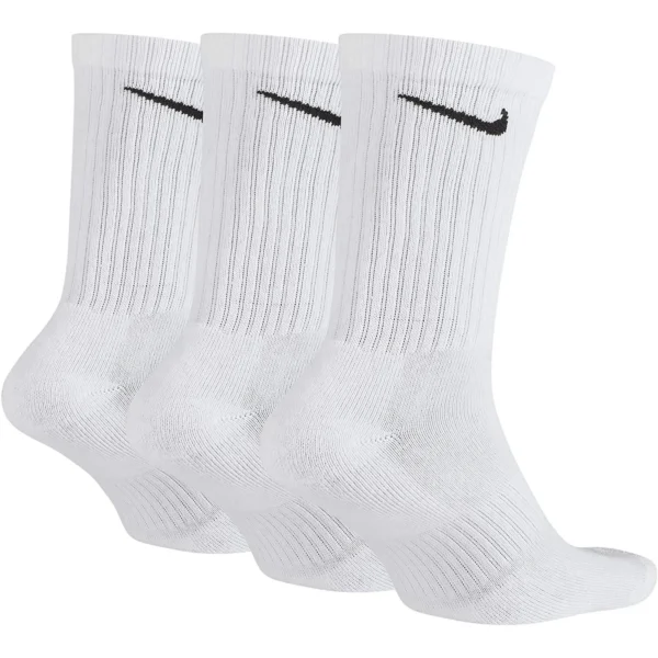 Women's Nike Everyday Cushioned Crew Socks - 3-Pack, White