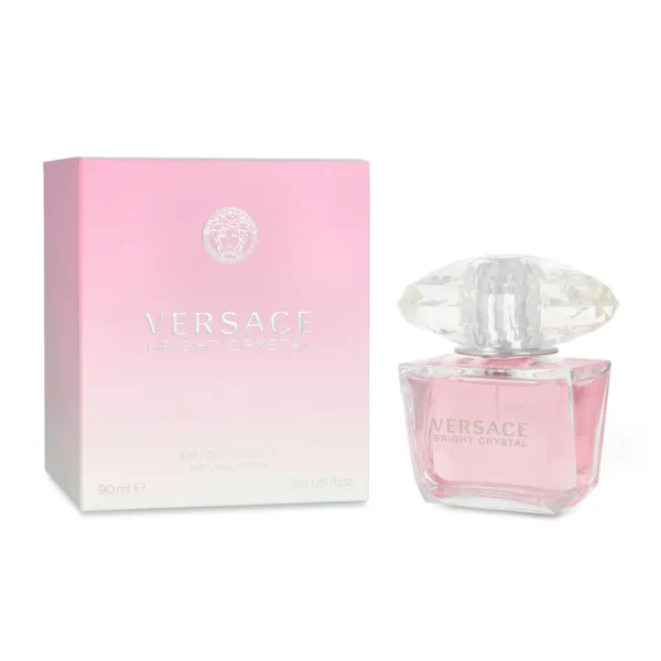 Versace Bright Crystal Eau de Toilette - Women's Perfume, 3 oz