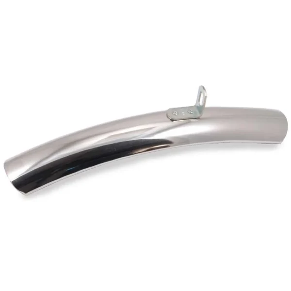 Wald Shorty Bicycle Fender #80, Lightweight Silver Splash Guard