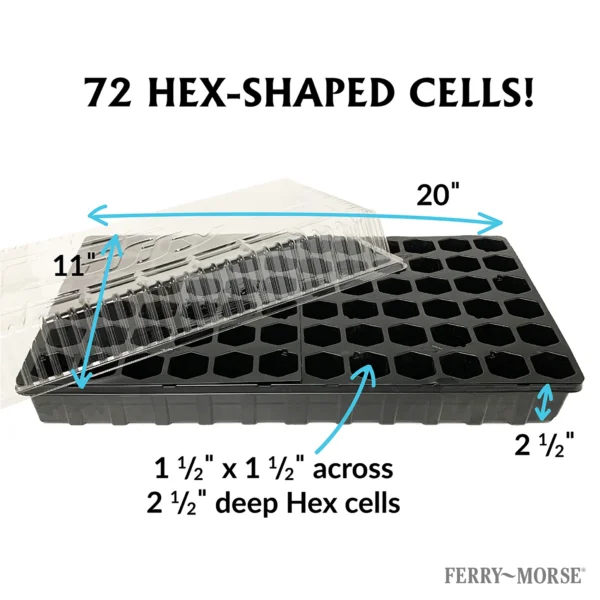 Ferry Morse Pro-Hex Seed Starting Tray - 72 Cells