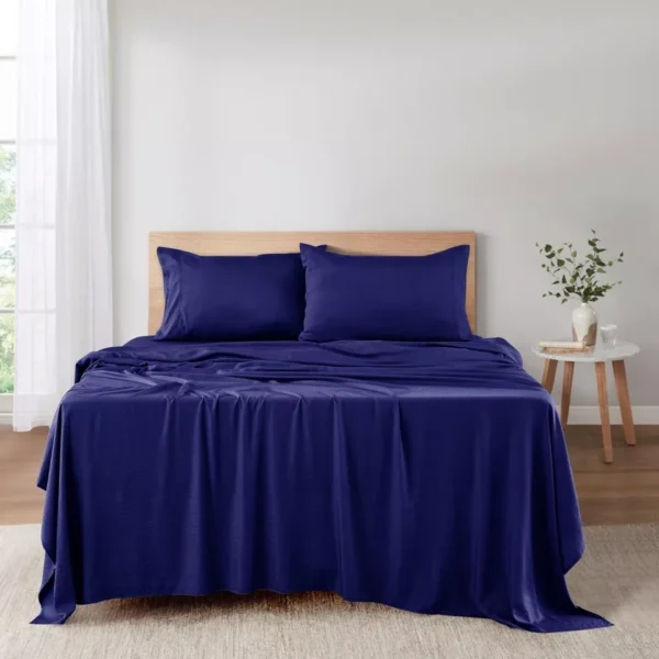 4-Piece Bamboo Bed Sheet Set - Deep Pocket, Breathable