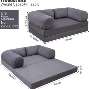 Floor Sofa Bed for Adults