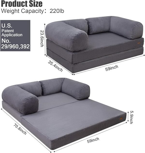 Floor Sofa Bed for Adults