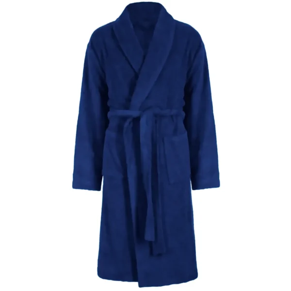 Luxury Egyptian Cotton Bath Robe - Soft Velour Terry Gown