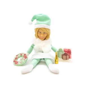 Martha Stewart Christmas Green Plush Figurine - 10.5"