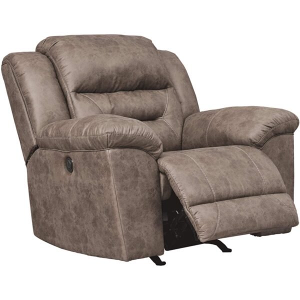 Ashley Stoneland Power Rocker Recliner - Chocolate