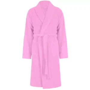 Luxury Egyptian Cotton Bath Robe - Soft Velour Terry Gown