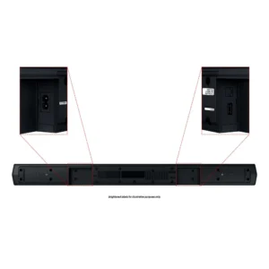 Samsung B-Series 4.1.CH Soundbar with Rear Speakers & Subwoofer – Bluetooth HW-C47M/ZA (2023)