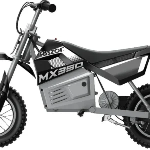 Razor Dirt Rocket MX350 Electric Bike - Black, 24V with Decals