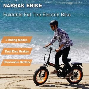 Narrak Fat Tire Folding E-Bike