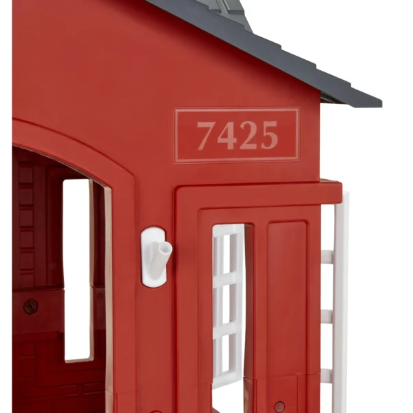 Little Tikes Cape Cottage House, Red – With Working Door & Window Shutters for Kids 2-6 Years