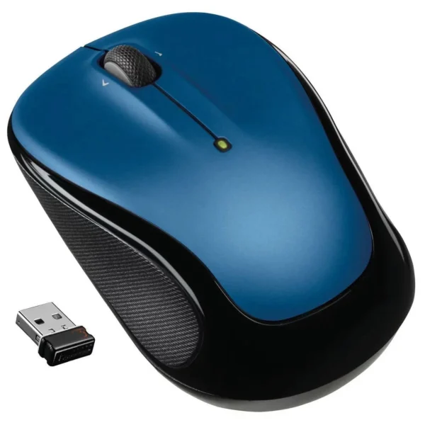 Logitech Compact Wireless Mouse – Precision and Style in Blue