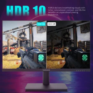 Viewedge 24-inch Gaming Monitor – 165Hz/144Hz, IPS, FHD, HDR10, FreeSync