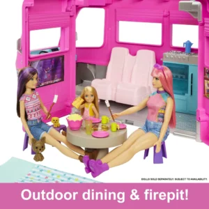 Barbie DreamCamper Van Playset with Pets & Accessories - Ages 3+