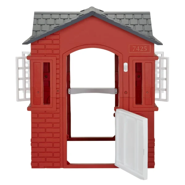 Little Tikes Cape Cottage House, Red – With Working Door & Window Shutters for Kids 2-6 Years
