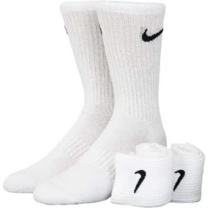 Women's Nike Everyday Cushioned Crew Socks - 3-Pack, White