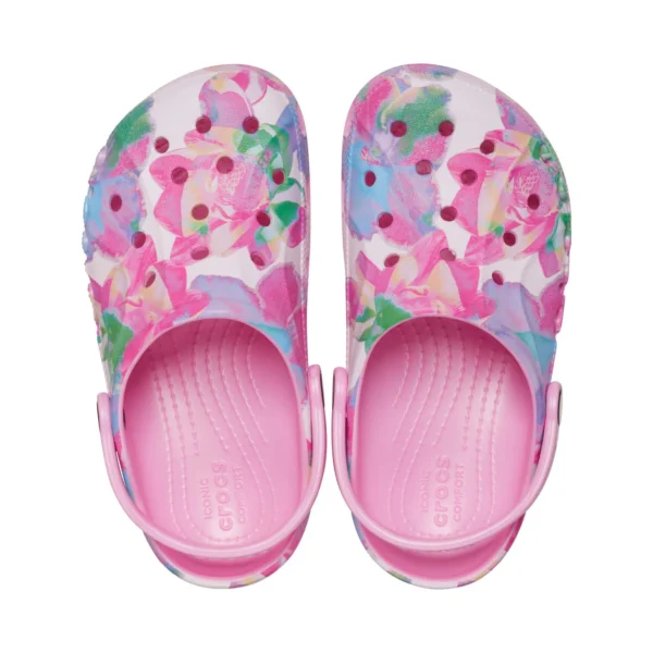 Crocs Toddler & Kids Printed Baya Clog - Carnation