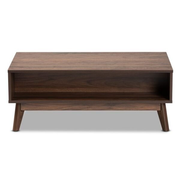 Baxton Studio Hartman Mid-Century Walnut Coffee Table