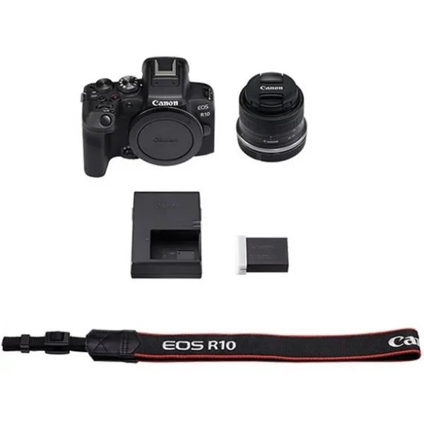 Canon EOS R10 24.2MP APS-C Mirrorless Camera with Lens