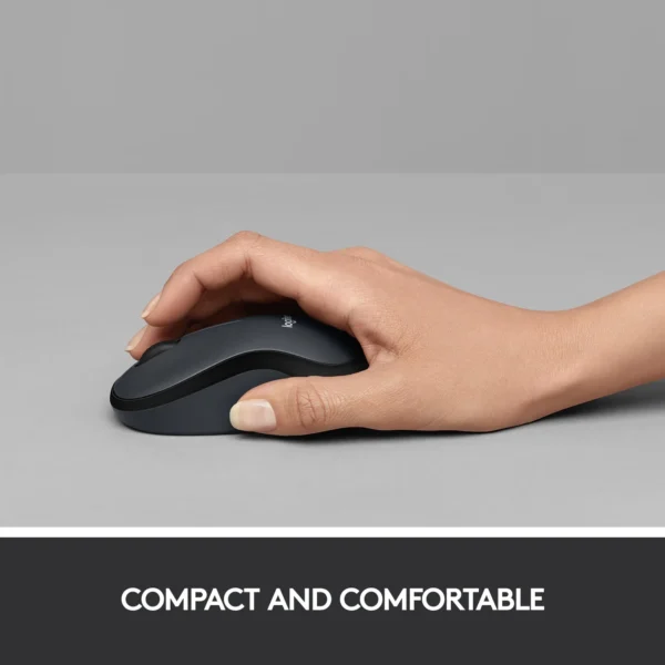 Logitech Silent Wireless Mouse – Quiet Precision in Black